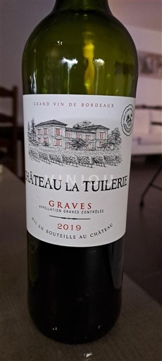 Bordeaux Graves Château La Tuilerie 2019