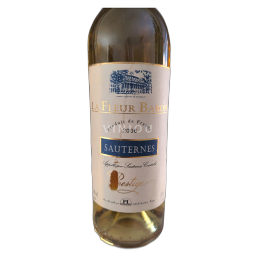 Bordeaux Sauternes La Fleur Baron Prestige 2006