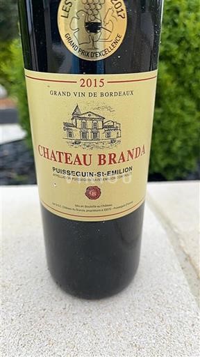 Burdeos Puisseguin-saint-émilion Château Branda 2015