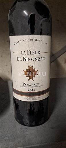 Бордо Помероль La Fleur De Bironzac 2015