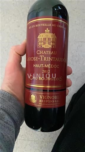 Burdeos Haut-Médoc Cru Bourgeois Château La Rose Trintaudon 2012