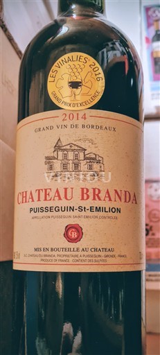 Bordeaux Puisseguin-saint-émilion Château Branda 2014