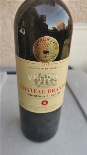 Bordeaux Puisseguin-saint-émilion Château Branda 2014