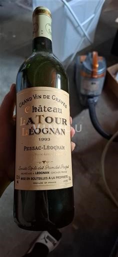 Bordeaux Pessac-Léognan Château La Tour Léognan 1993