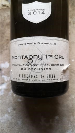 Bourgogne Ikke specificeret Premier Cru Vignerons De Buxy Buissonnier 2014