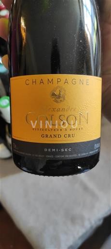 Champagne Alexandre Colson Grand Cru Icke årgångsbetecknad