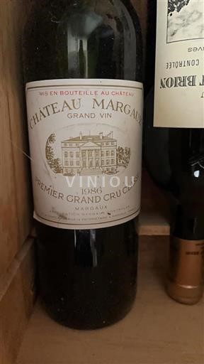 Bordeaux Margaux Premier Grand Cru Classé Château Margaux Grand Vin 1986