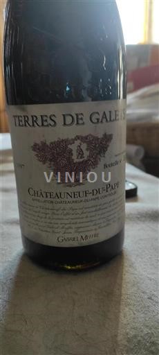 Rhônedalen Châteauneuf-du-Pape Gabriel Meffre Terres de Galets 1997