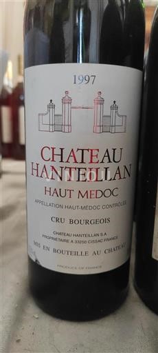 Bordéus Haut-Médoc Cru Bourgeois Château Hanteillan 1997