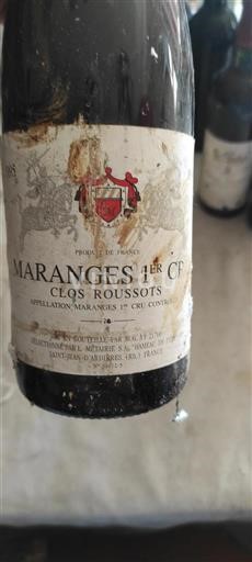 Bourgogne Maranges Premier Cru Clos Roussots Icke årgångsbetecknad