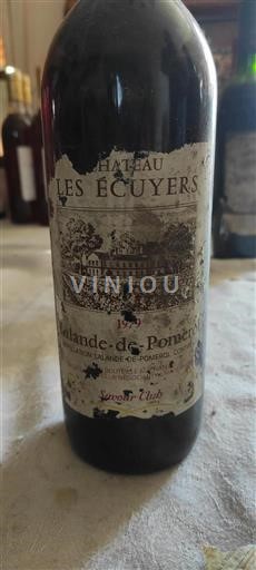 Bordeaux Lalande-de-pomerol Château Les Écuyers 1979