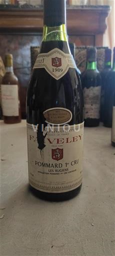 Bourgogne Ospecificerad Premier Cru Domaine Faiveley Les Rugiens 1989