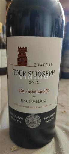 Burdeos Haut-Médoc Cru Bourgeois Château Tour St Joseph 2012