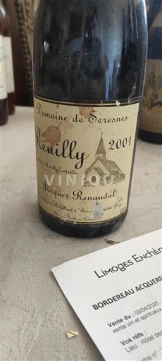 Valle della Loira Reuilly Domaine Seresnes 2001