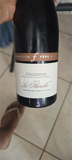 Rhônen laakso Gigondas Ferraton Père & Fils Les Murailles 2022