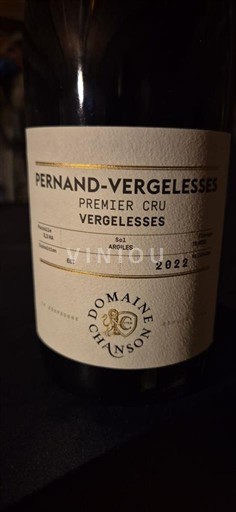 Burgundi Pernand-vergelesses Premier Cru Chanson Vergelesses 2022