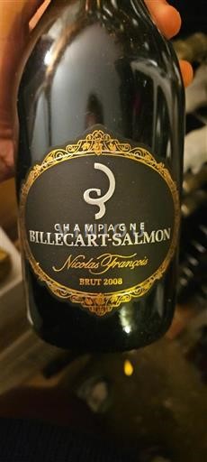Champagne Billecartsalmon Nicolas François 2008