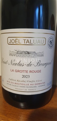 Valle del Loira Saint-Nicolas-De-Bourgueil Joël Taluau La Grotte Rouge 2023