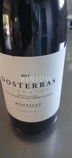 Katalonien Montsant Dosterras Garnatxa 2017