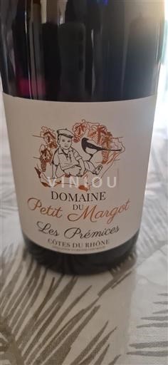 Vallée du Rhône Côtes-du-rhône Domaine Petit Margot Les Prémices Non Millésimé