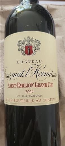 Burdeos Saint-Émilion Gran Cru Fauzinat L'hermitage 2009