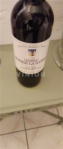 Bordeaux Haut-Médoc Château Ramage La Batisse 2018