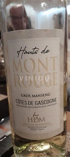 Sudoeste Côtes de Gascogne Hauts De Mont Rouge Sin añada
