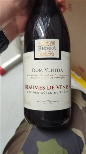 Rhônedalen Beaumes de Venise Dom Venitia 2022