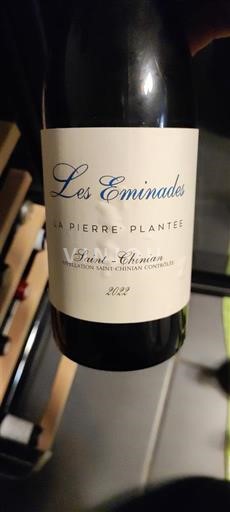 Languedoque Saint-Chinian Les Éminades La Pierre Plantée 2022