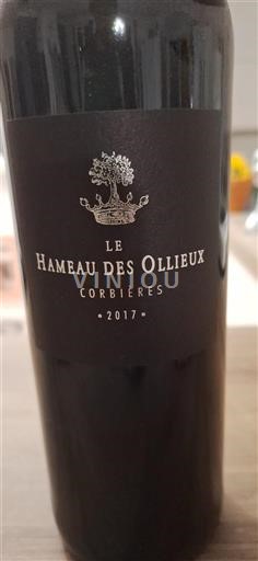 Vin Rouge sec Le Hameau des Ollieux 2017 France Languedoc Corbières AOC
