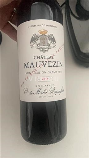 Bordéus Saint-Émilion Grand Cru Château Mauvezin 2019