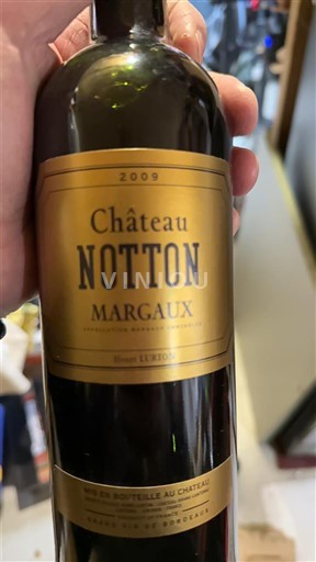 Bordeaux Margaux Château Notton 2009
