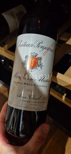 Víno Rouge sec Château Poujeaux 2004 Francie Bordeaux Moulis-en-Médoc AOC