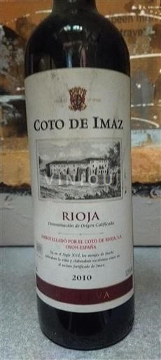 La Rioja Rioja Coto De Imaz 2010