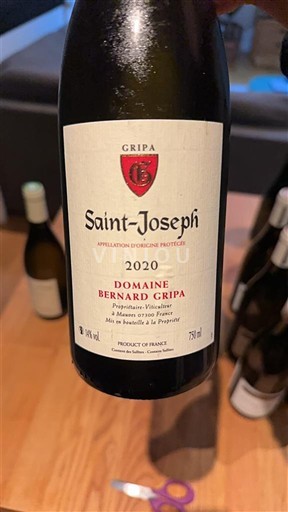Rhône Valley Saint-Joseph Domaine Bernard Gripa 2020