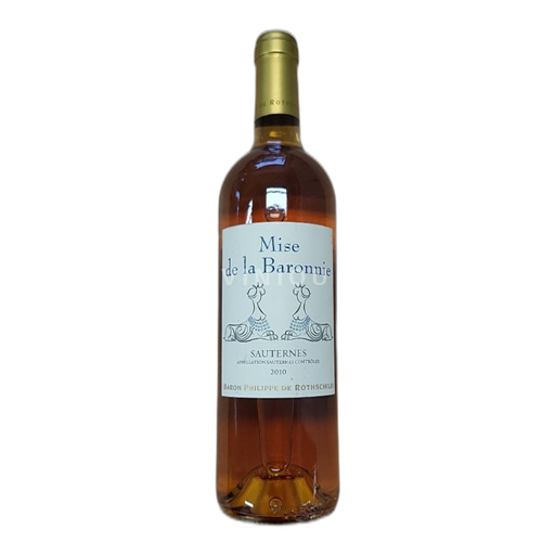 Bordeaux Sauternes Baron Philippe De Rothschild Mise de la Baronnie 2010