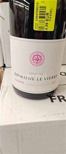 Vin Rouge sec Domaine Le Vierre 2022 France Beaujolais Fleurie AOC