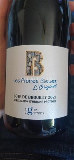 Beaujolais Côte-de-brouilly Les Pierres Bleues L'Originel 2021