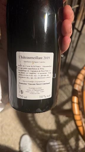 Údolí Loiry Châteaumeillant Domaine Vincent Siretcourtaud 2019