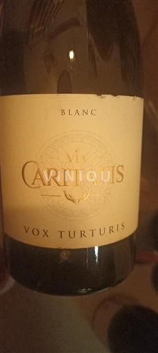 Vin Blanc sec Vox Turturis Via Caritatis 2022 France Vallée du Rhône AOC