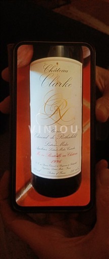 Bordeaux Listrac-Médoc Château Clarke 1996