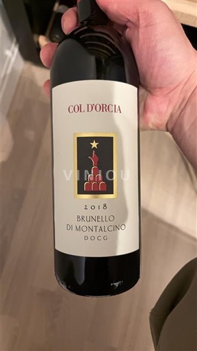 Toscane Brunello di Montalcino Col Orcia 2018