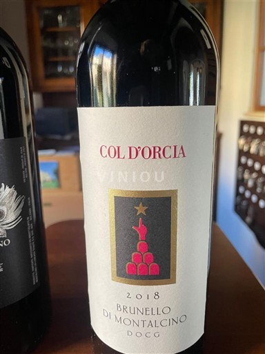 Tuscany Brunello di Montalcino Col Orcia 2018