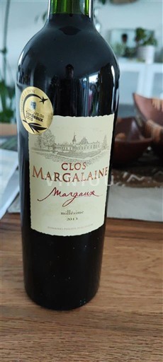 Bordeaux Margaux Clos Margalaine 2013