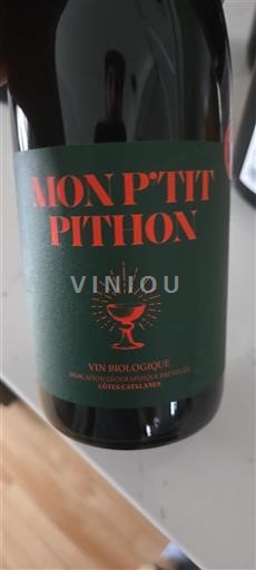 Languedoc and Roussillon Côtes Catalanes Pithon Mon P'tit Pithon 2023