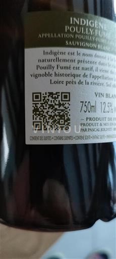 Loire-dalen Pouilly-fumé Pascal Jolivet Indigène Ikke årgangsbestemt