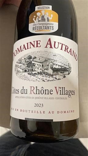 Rhônetal Côtes-du-Rhône-Dörfer Domaine Autrand 2023