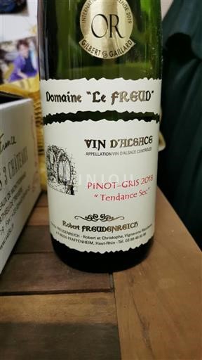 Alsacia No especificado Domaine Le Freud Tendance Sec 2018