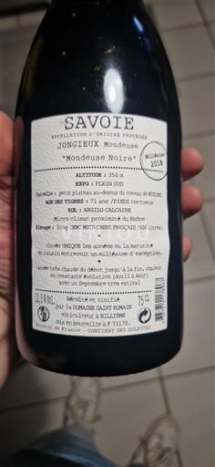 Savoyen und Bugey Jongieux Domaine Saintromain Mondeuse Noire 2018