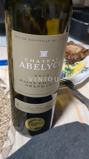 Bordeaux Saint-Émilion Grand Cru Château Abelyce 2019